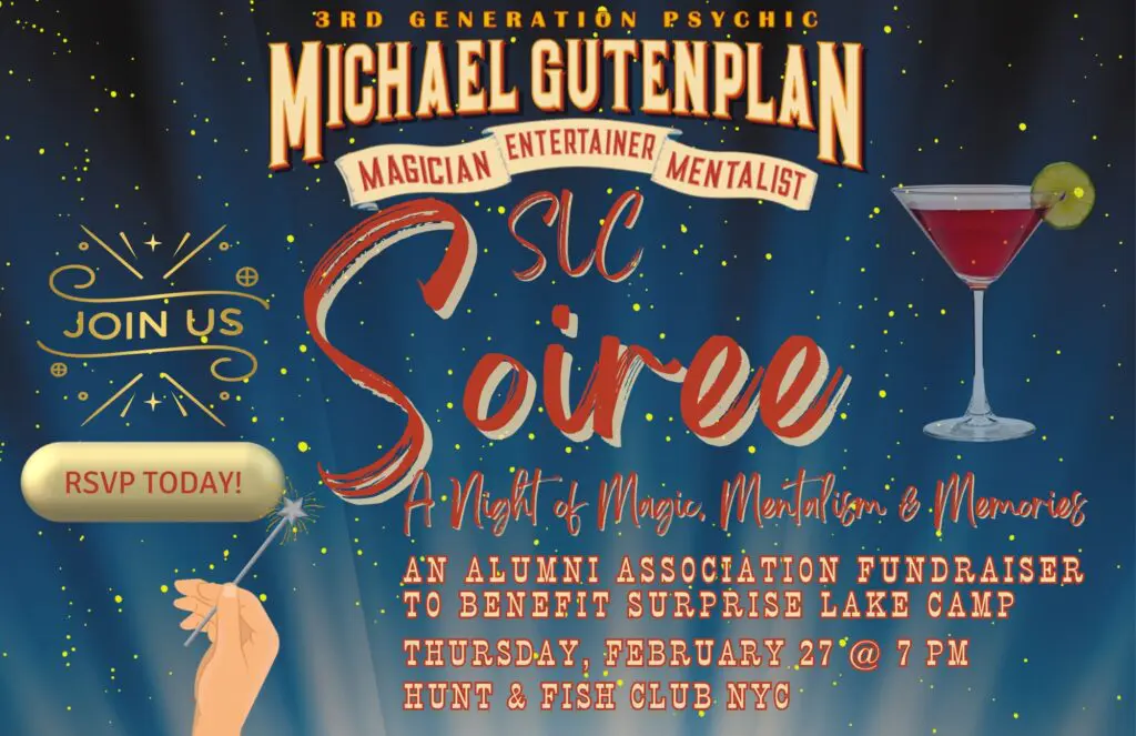 SLC Soiree: A Night of Magic, Mentalism, & Memories