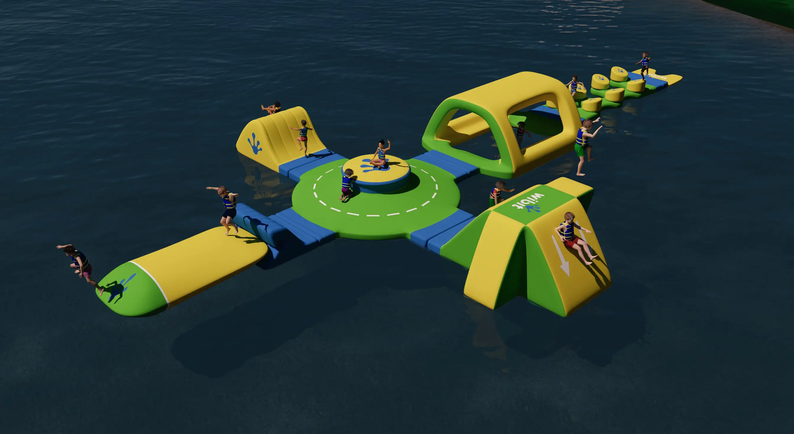 New aquapark on SLC lake