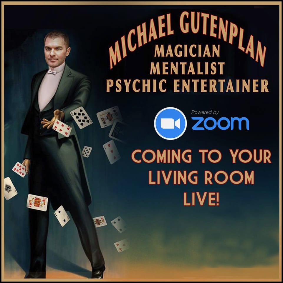 Virtual SLC Presents: Magic and Mentalism Show with Michael Gutenplan